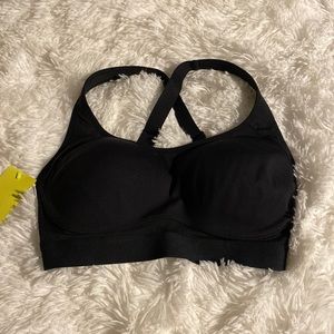 All In Motion High Support Black Sports Bra